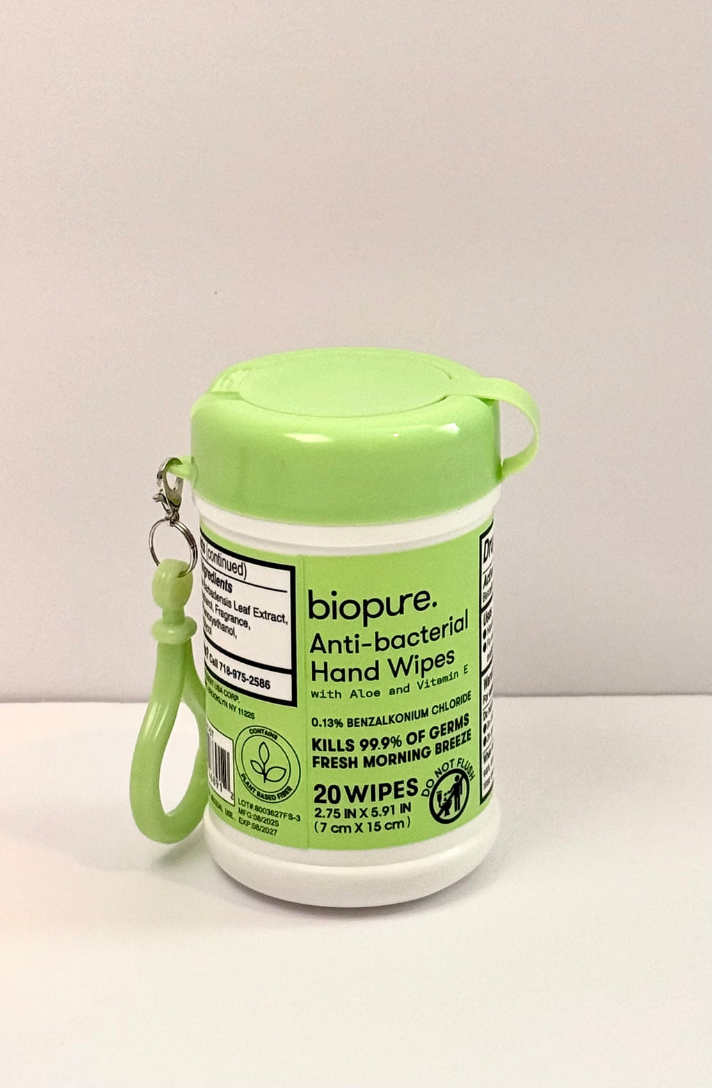 Anti-bacterial Hand Wipes - Aloe and Vitamin E