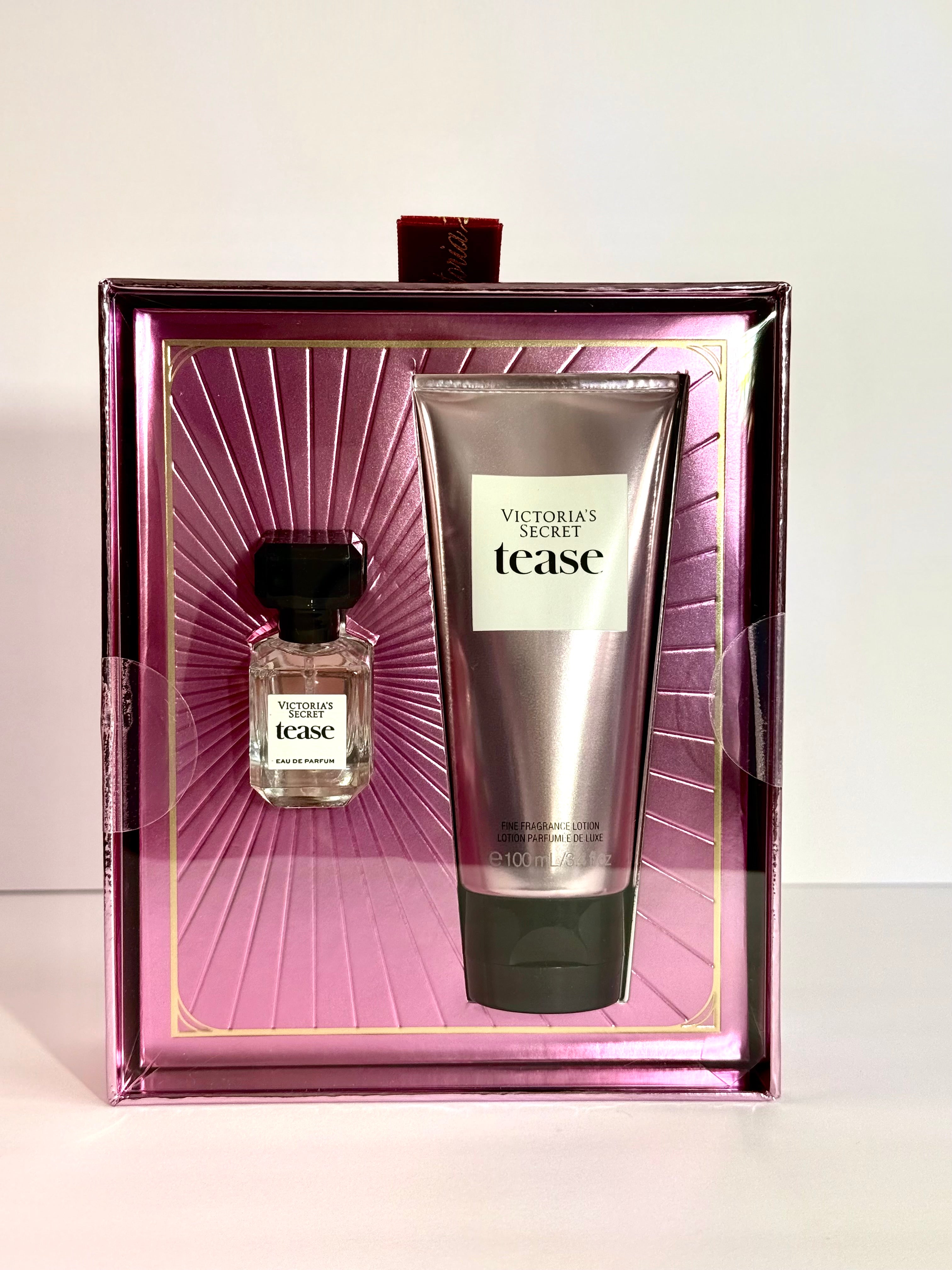 Set of 2 (Fragrance & Cream) TEASE  - 7.5 ml / 100 ml - 3.34 Fl Oz.