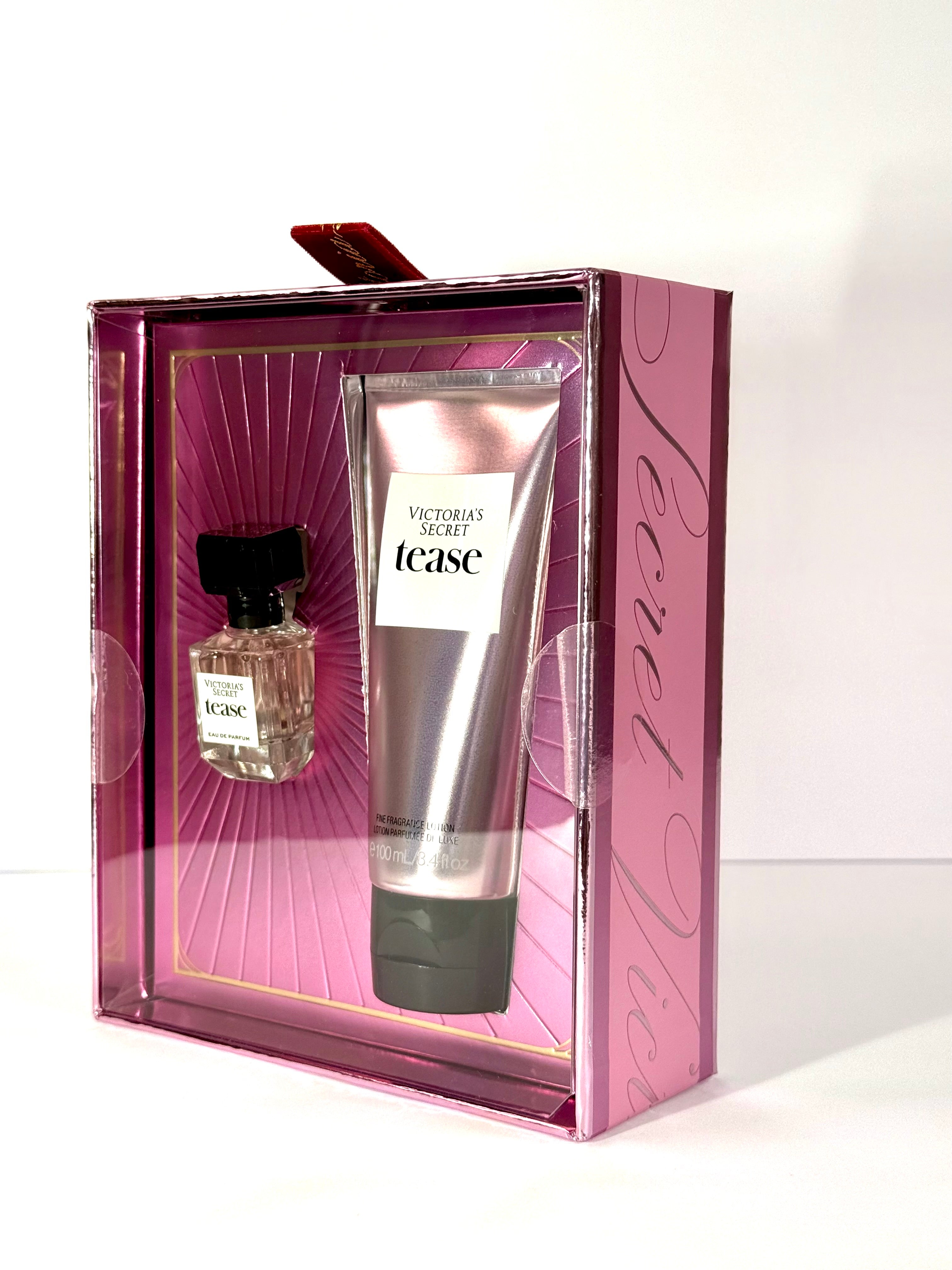 Set of 2 (Fragrance & Cream) TEASE  - 7.5 ml / 100 ml - 3.34 Fl Oz.