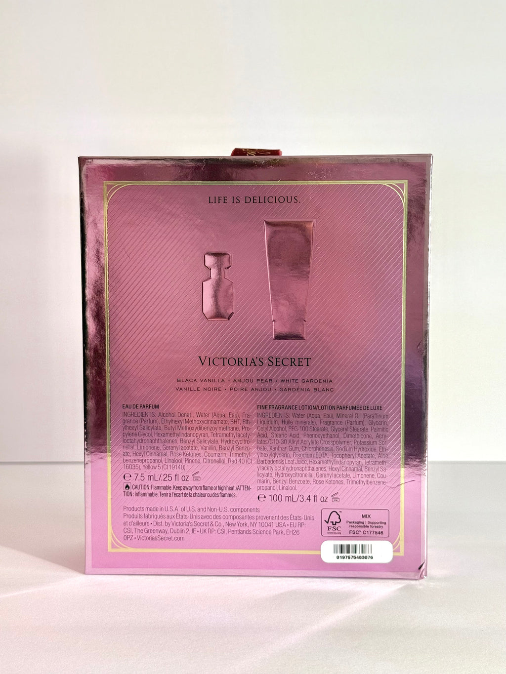 Set of 2 (Fragrance & Cream) TEASE  - 7.5 ml / 100 ml - 3.34 Fl Oz.