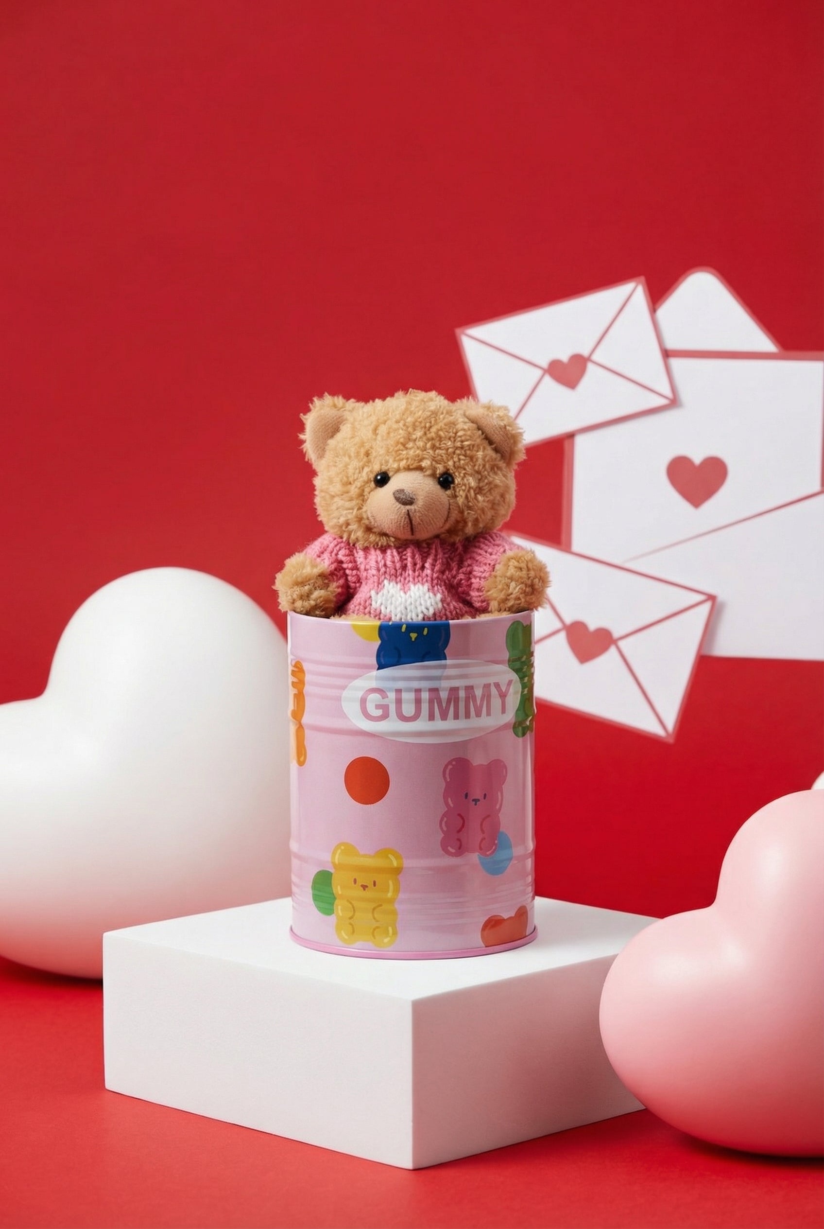 Surprise Bear Keychain